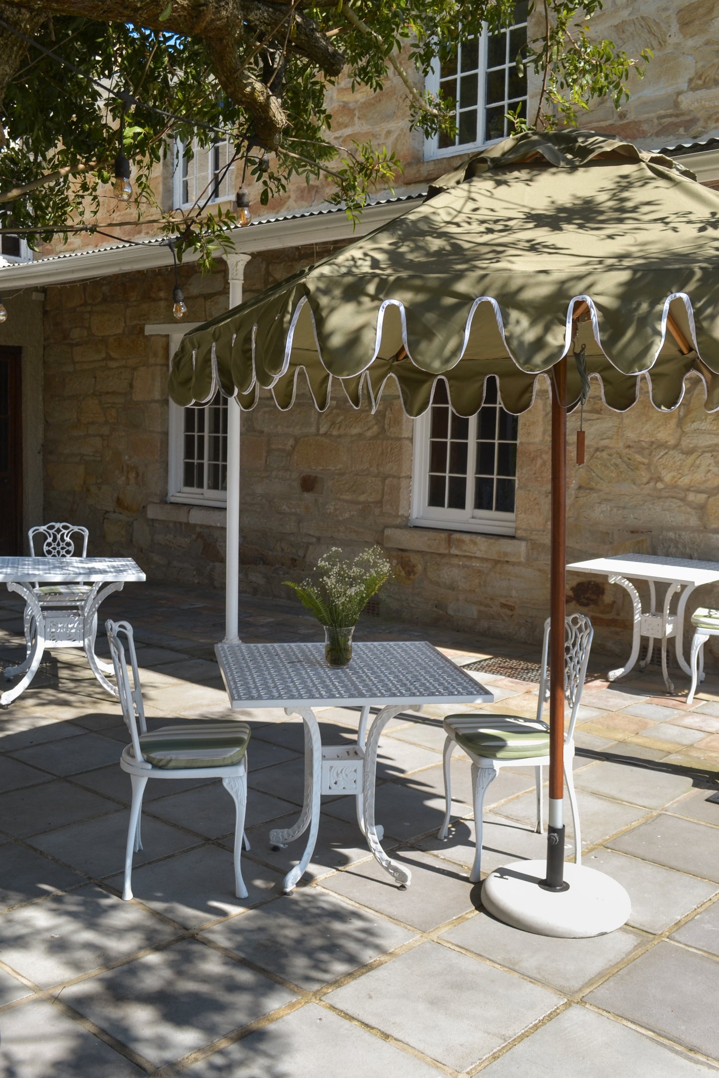 Scalloped Patio Umbrella