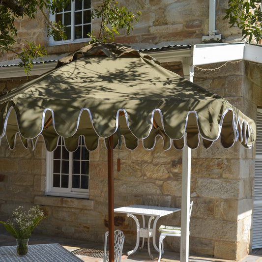 Scalloped Patio Umbrella
