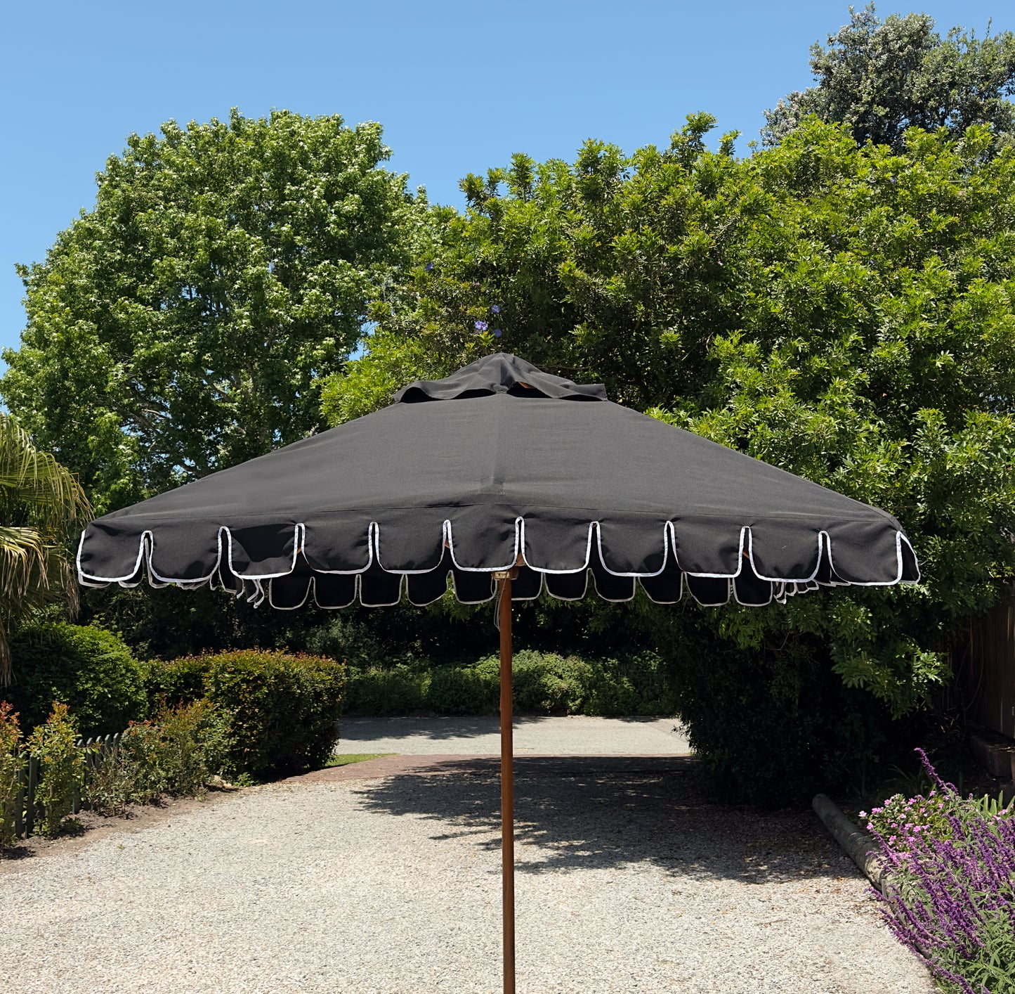 Square Scalloped Patio Umbrella