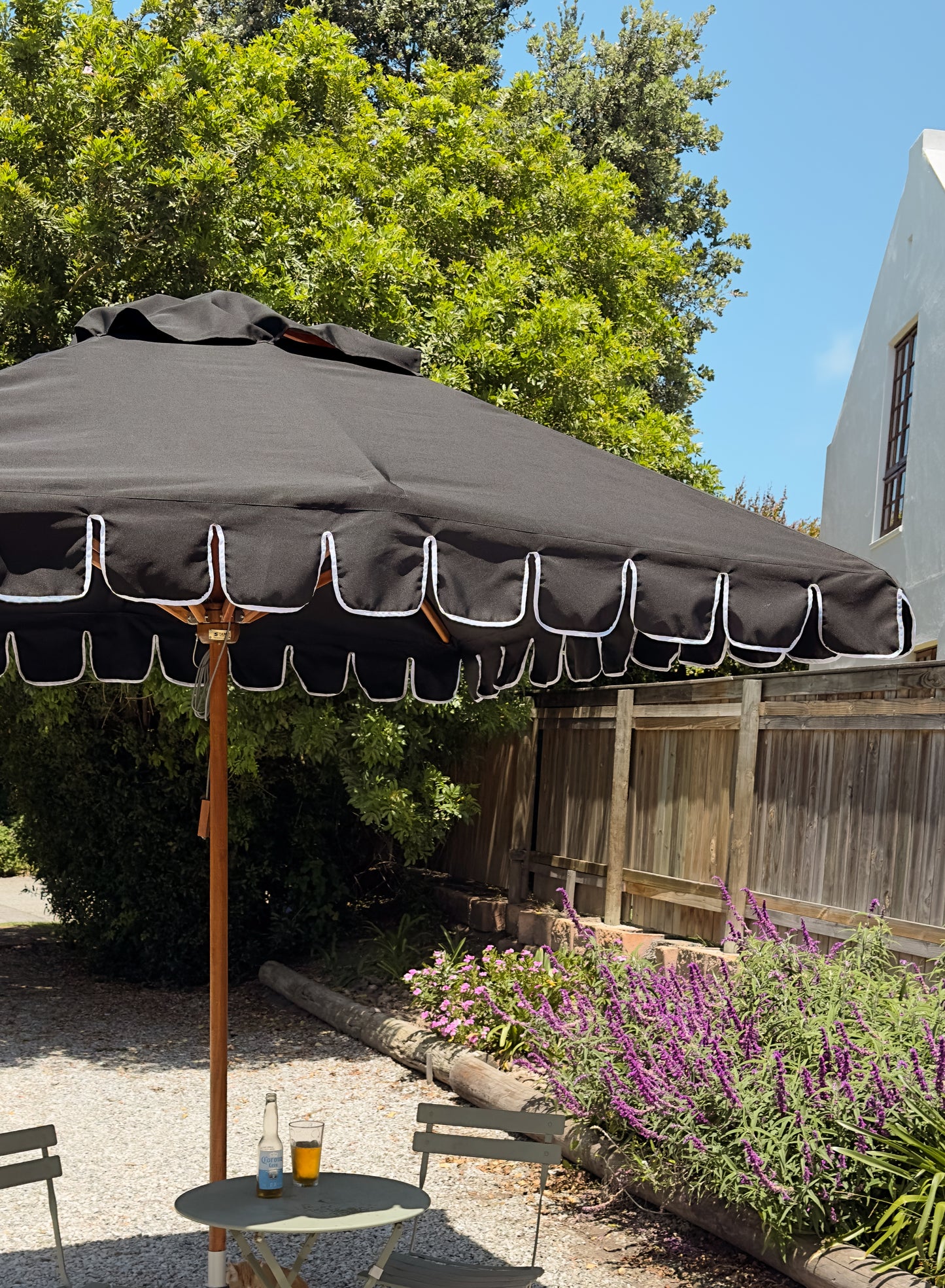 Square Scalloped Patio Umbrella