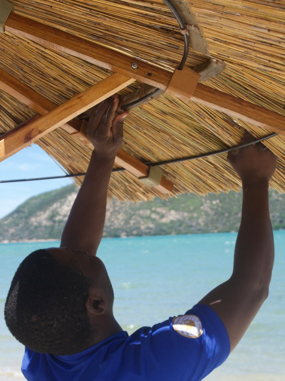 African Sun Thatch Umbrella