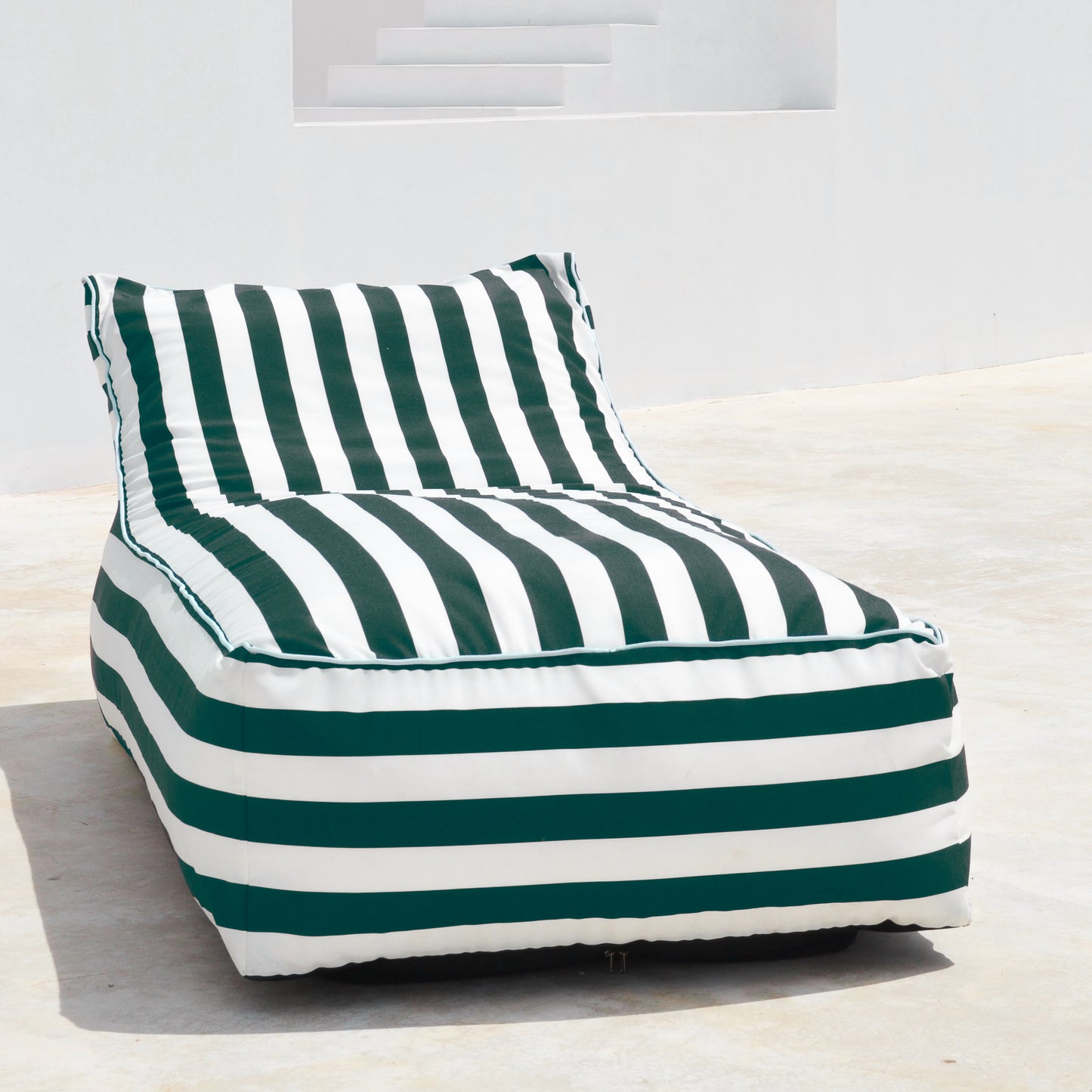 Striped Outdoor Loungers