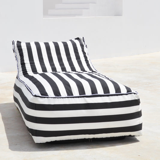 Striped Outdoor Loungers